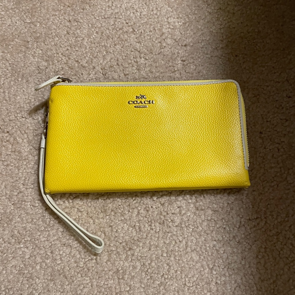 Gently used Coach wristlet